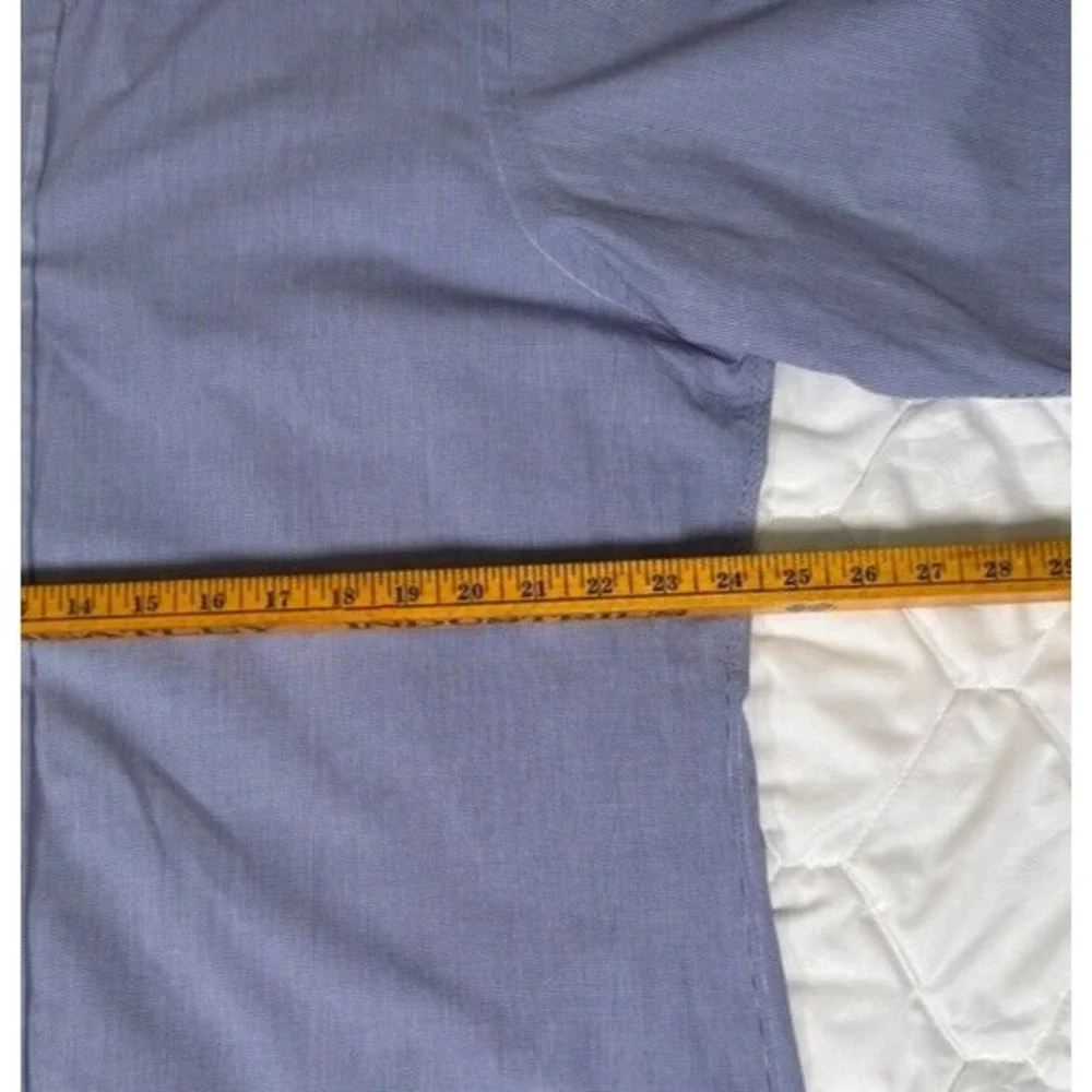 Polo Ralph Lauren‎ Mens Shirt 16.5-35 Curham Blue French Cuff Long Sleeve Button